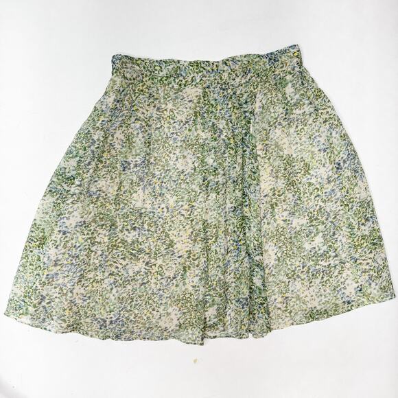 J CREW Silk Floral Skirt - Picture 1 of 3